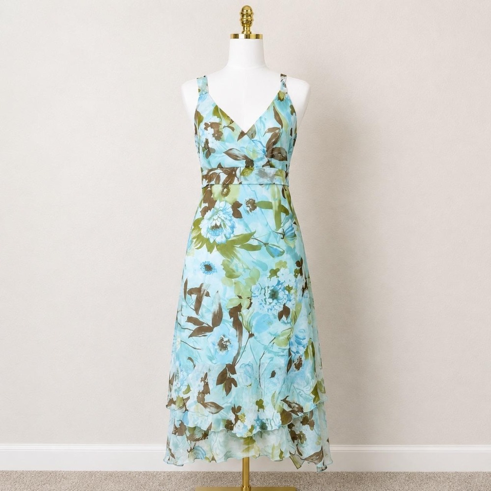 Believe blue floral dress